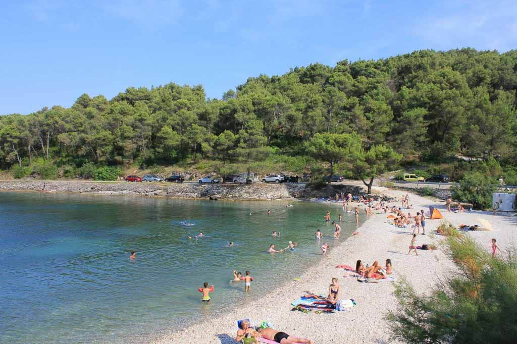 Hidden coves and clear water